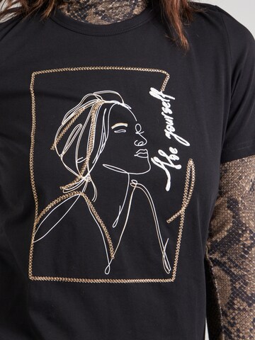 s.Oliver T-Shirt in Schwarz