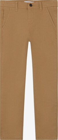 NAME IT Normalny krój Spodnie 'Silas' w kolorze brązowy: przód