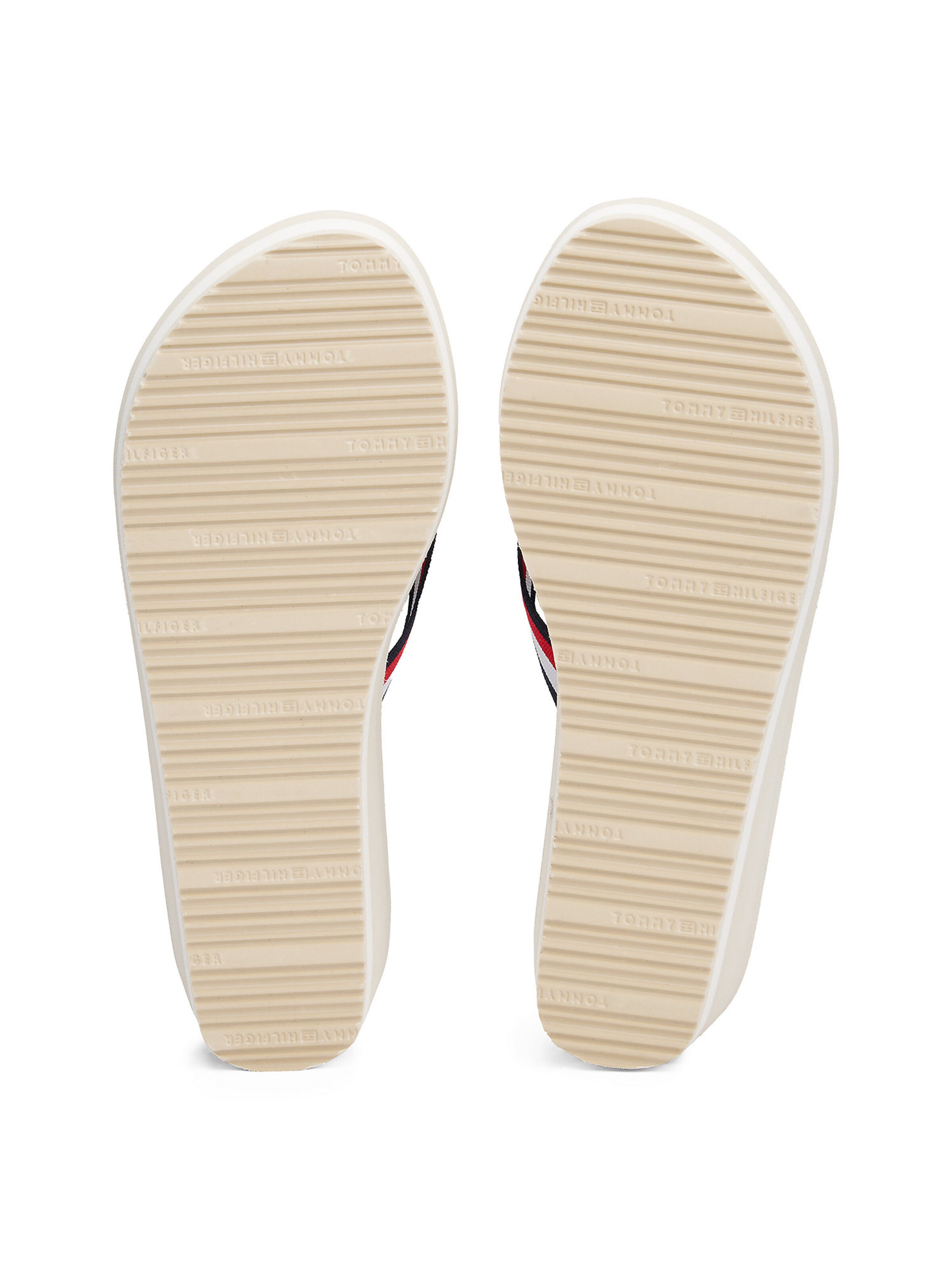 TOMMY HILFIGER Teenslipper in Beige