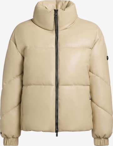 Veste d’hiver 'Khalia' khujo en beige : devant