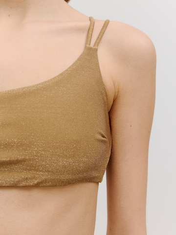 EDITED - Bandeau Top de biquíni 'Frana' em ouro