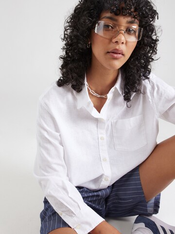 GAP Bluse in Weiß