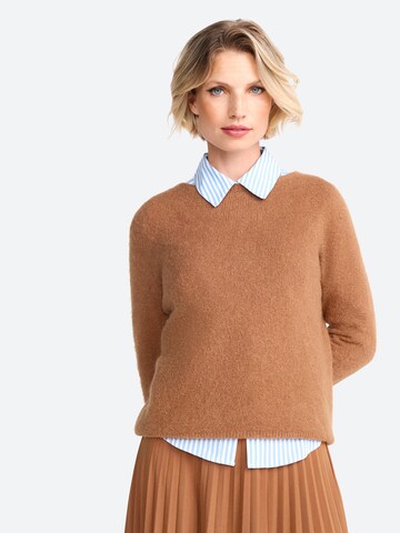 Pull-over Rich & Royal en marron : devant