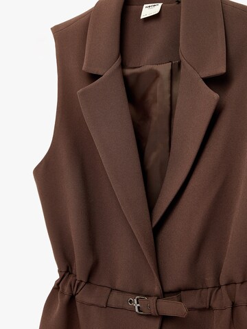 Koton Gilet in Bruin
