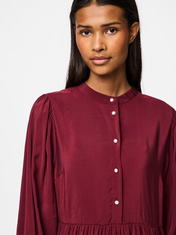 PIECES Shirt dress 'PCNessa' in Red