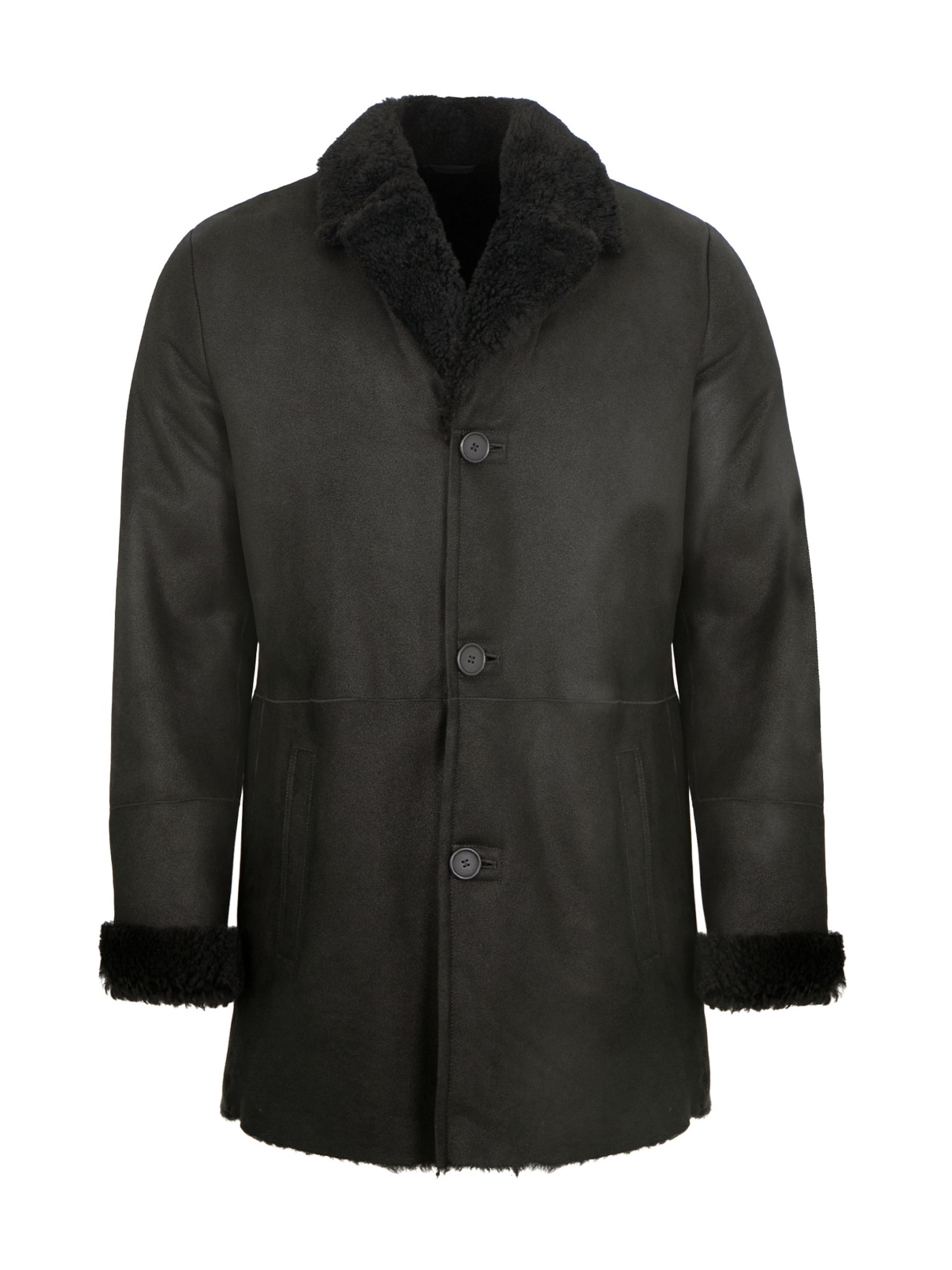 Jilani Between-Season Jacket 'Semias' in Black: front