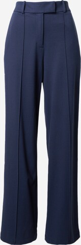 Wide Leg Pantalon à plis ESPRIT en bleu : devant