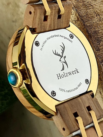 Holzwerk Analoguhr 'LEBUS'‌‌‌‌‌‌ in Beige