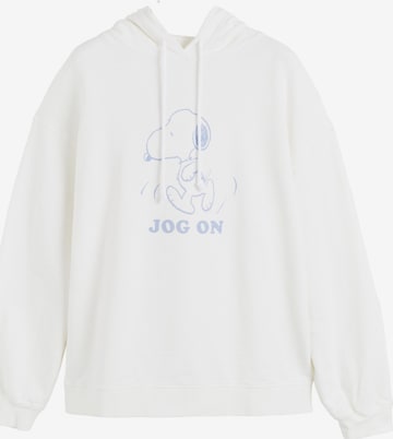 Chinti & Parker - Sudadera 'Jog On Snoopy' en beige: frente