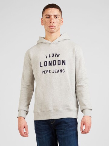 Pepe Jeans Sweatshirt in Grau: Vorderseite