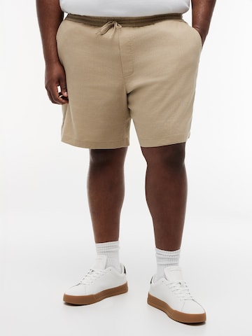 Tommy Hilfiger Big & Tall Štandardný strih Nohavice - Béžová: predná strana