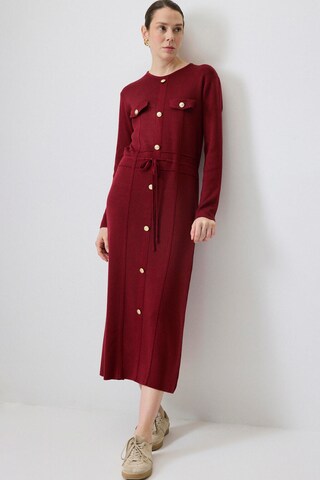 Touche Prive Knit dress in Red