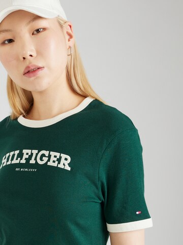 Tricou de la TOMMY HILFIGER pe verde