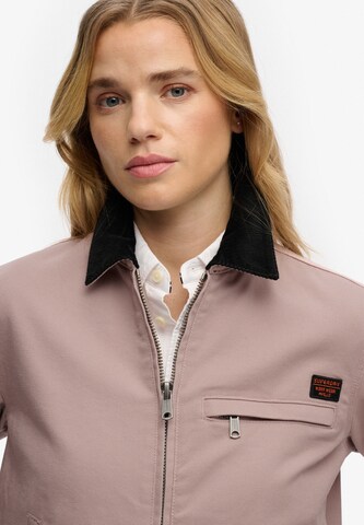 Superdry & Co Between-Season Jacket 'Ranch' in Brown