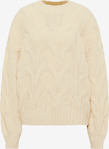 DreiMaster Vintage Sweater in White: front