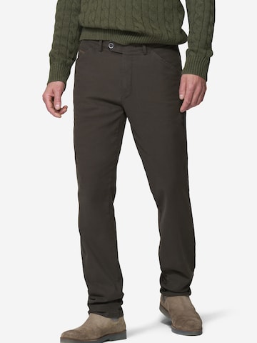 Regular Pantalon chino 'Chicago' MEYER en vert : devant