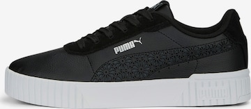 Sneaker low 'Carina 2.0' de la PUMA pe negru: față