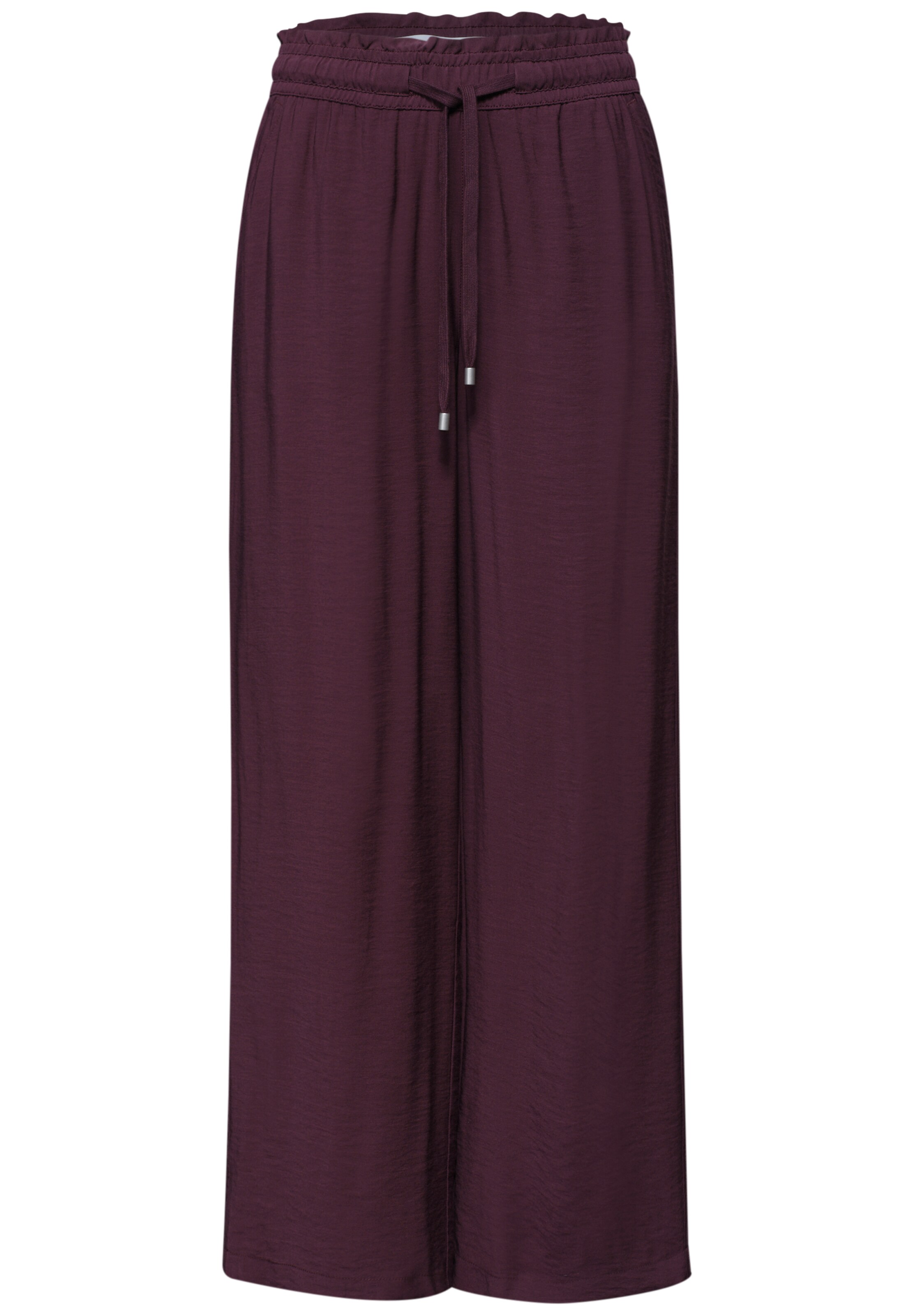 STREET ONE Loosefit Hose in Lila: Vorderseite