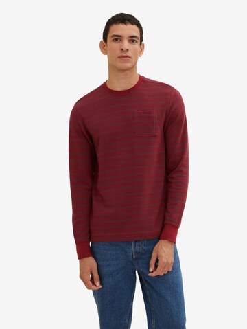 TOM TAILOR Shirt in Red: front