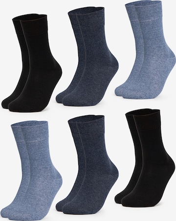 Chaussettes 'Oliver' Occulto en bleu : devant