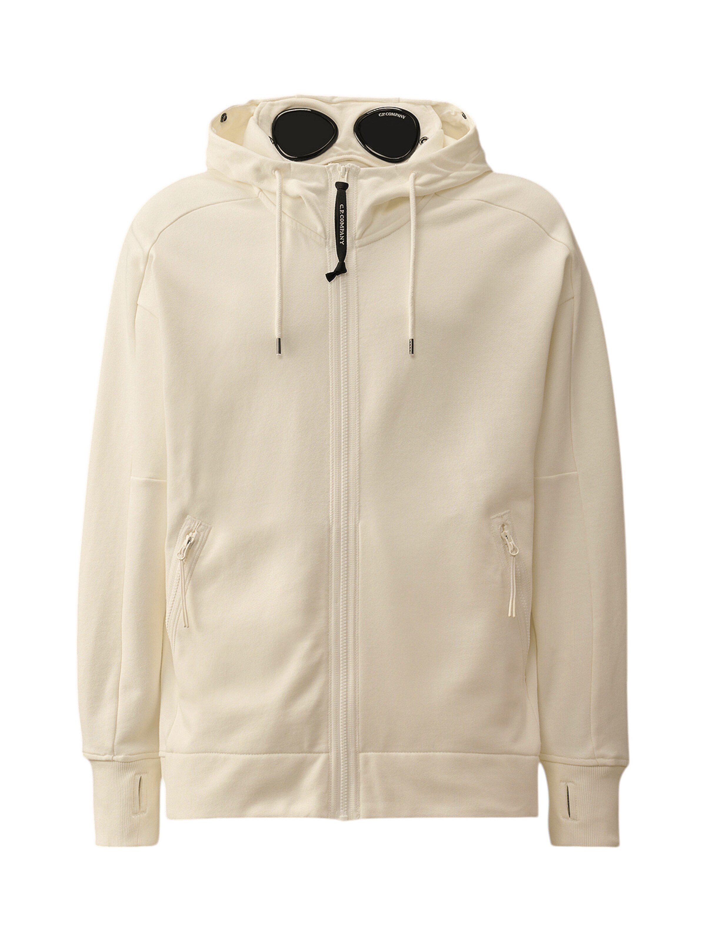 C.P. Company Sweatshirt in Weiß: Vorderseite