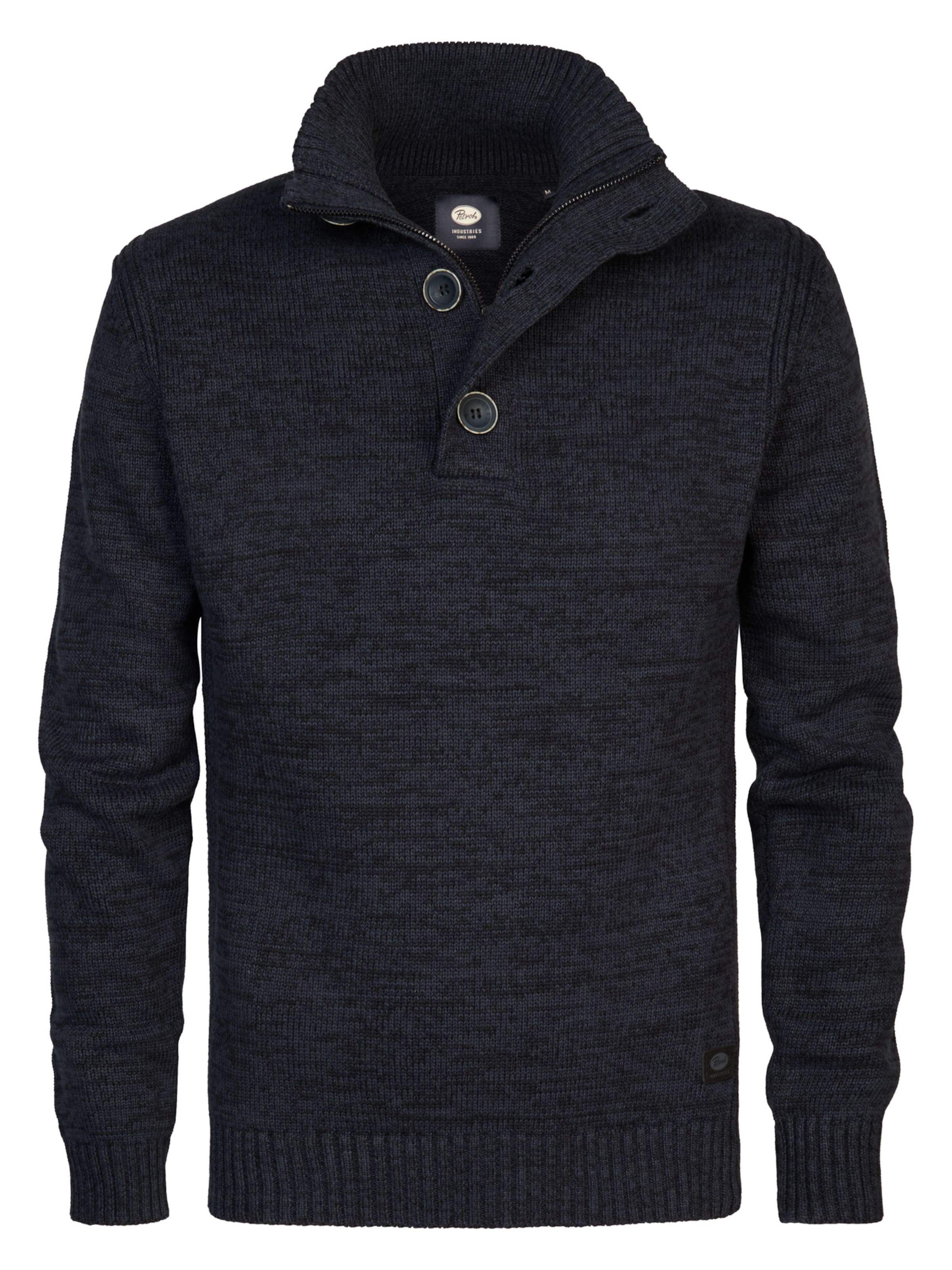 Petrol Industries Neulepaita 'Brevig' värissä sininen: etupuoli