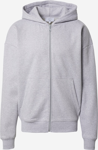 Sweat-shirt 'Bent' DAN FOX APPAREL en gris : devant