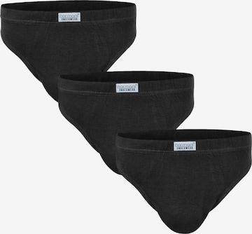 Slip normani en noir : devant