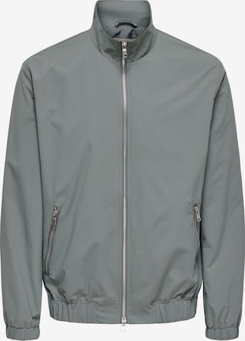 Veste mi-saison 'ONSGerreth' Only & Sons en gris : devant