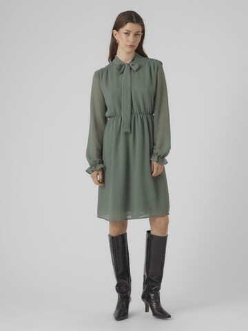 VERO MODA Shirt Dress 'VIGGA ' in Green