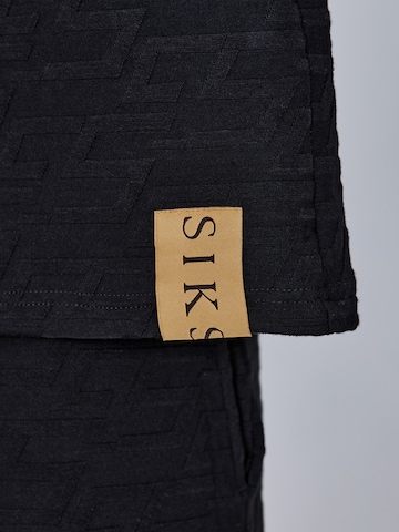 SikSilk Comfort fit Overhemd in Zwart