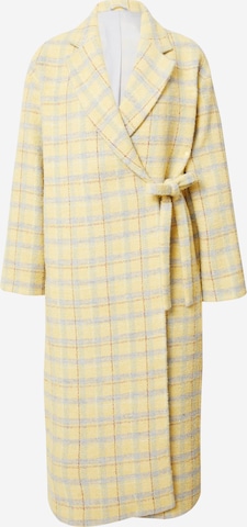 UNITED COLORS OF BENETTON Přechodný kabát – žlutá: přední strana