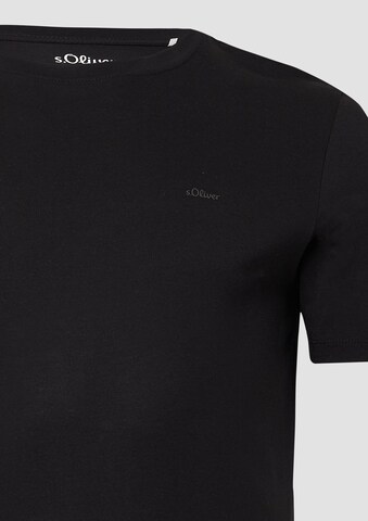 s.Oliver T-Shirt in Schwarz