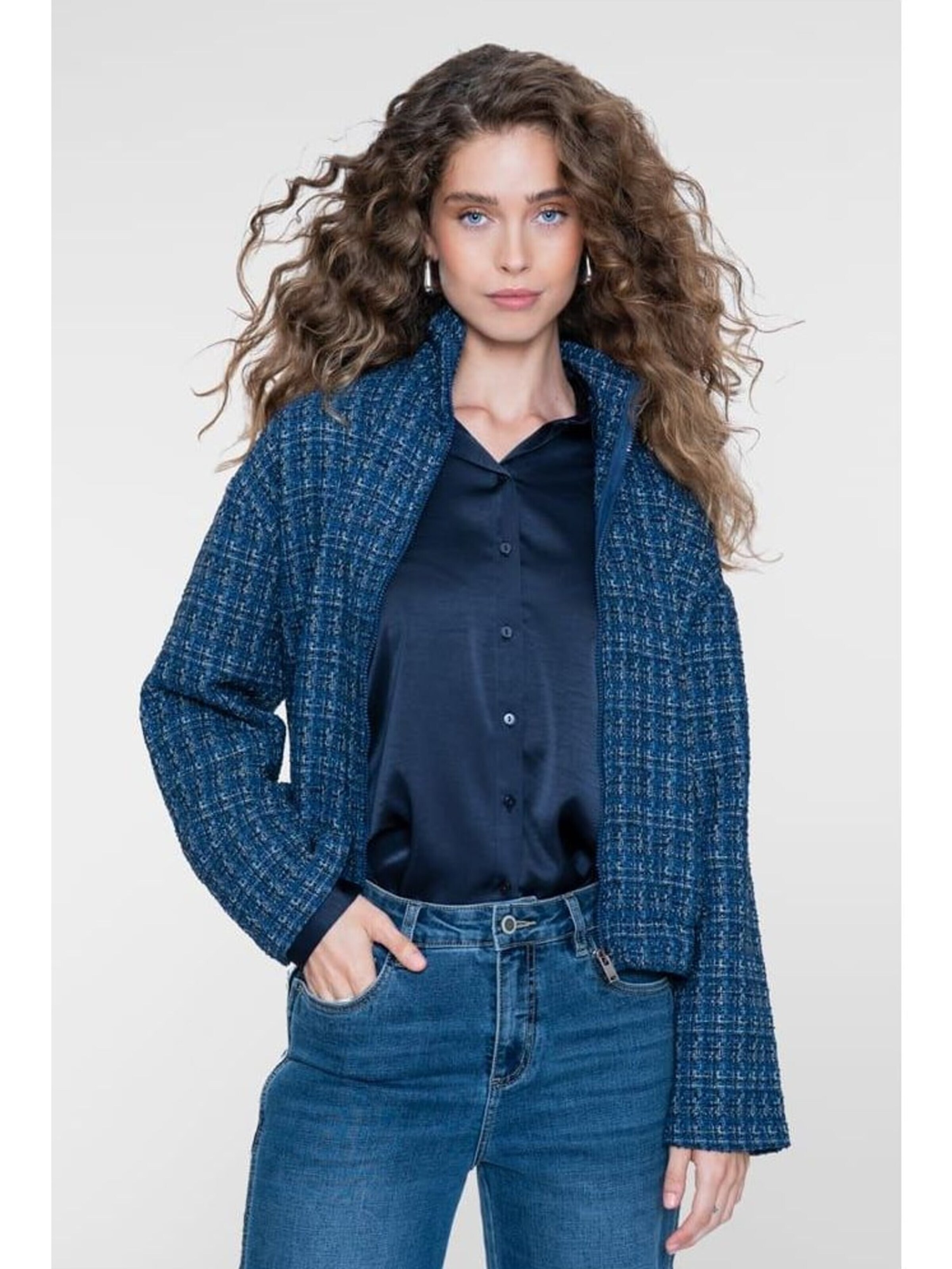 Geisha Blouse in Blauw