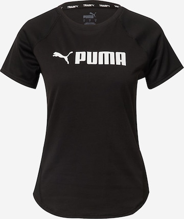 PUMA Λειτουργικό μπλουζάκι σε μαύρο: μπροστά