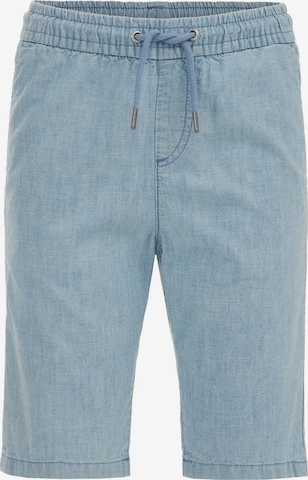 WE Fashion Regular Pants in Blue: front