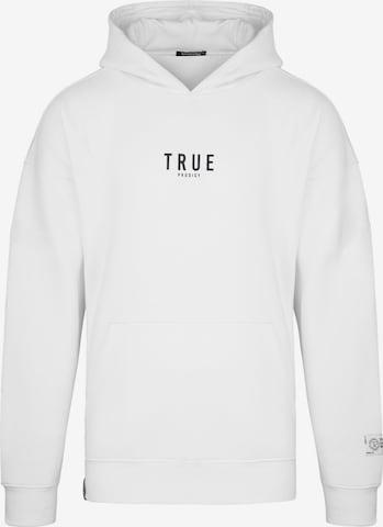 trueprodigy Sweatshirt 'Quinn' in Wit: voorkant
