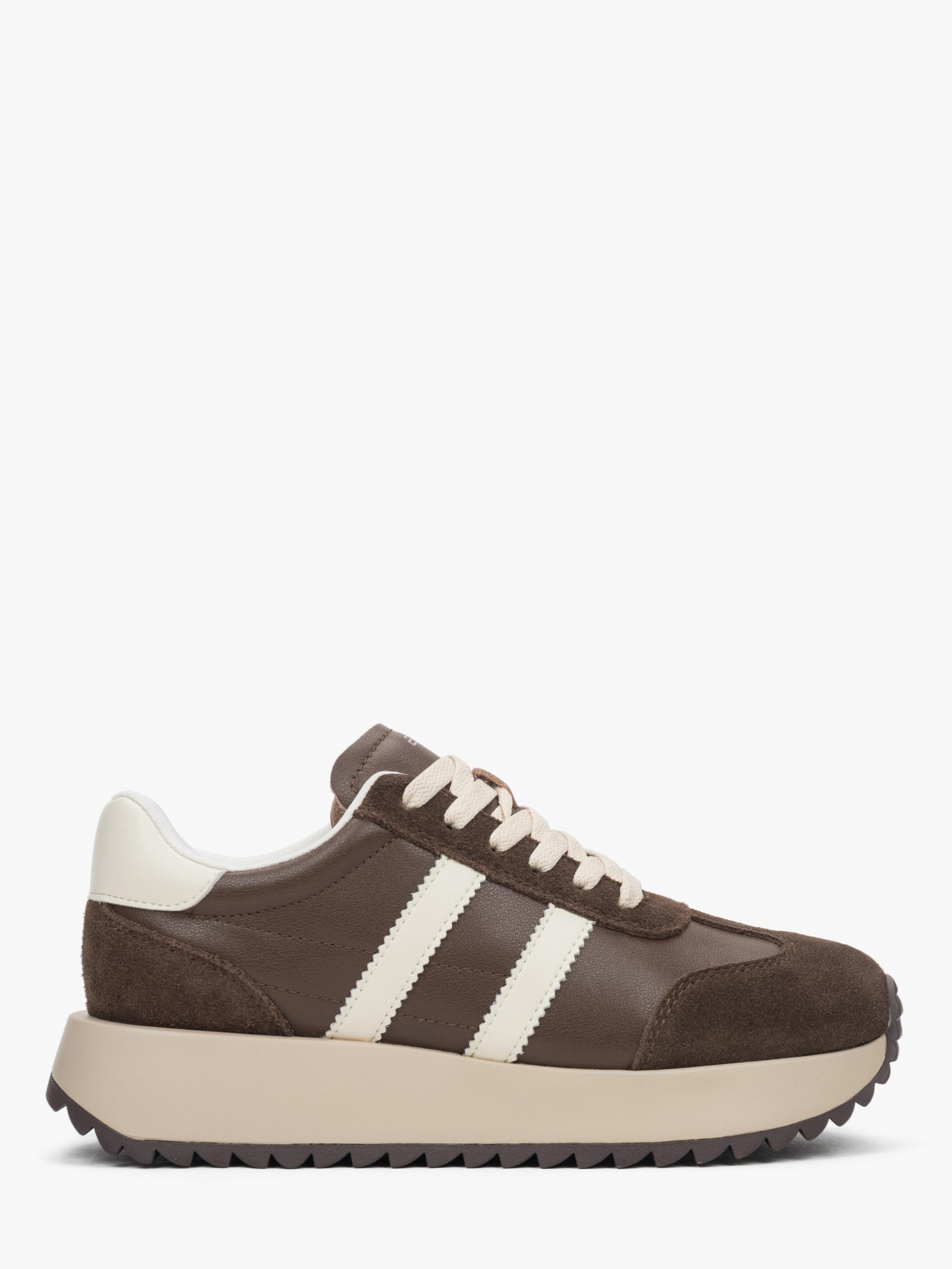 Sneaker bassa '7706' di ES8 in marrone: frontale
