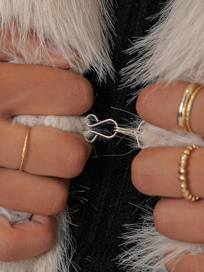 Bigdart Mantel in naturweiß, Produktansicht