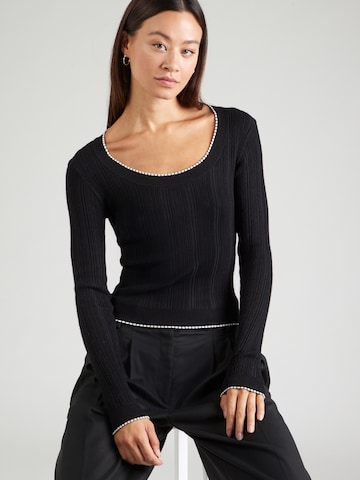 VERO MODA Свитер 'VMNINA' в Черный: спереди