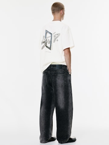 T-Shirt 'STWD' Pull&Bear en blanc