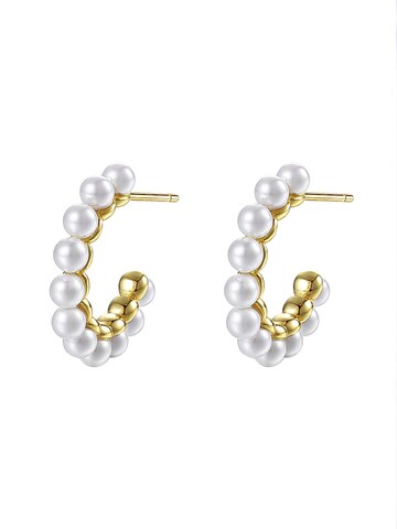 Boucles d'oreilles 'Pearl Glow' Hey Happiness en or