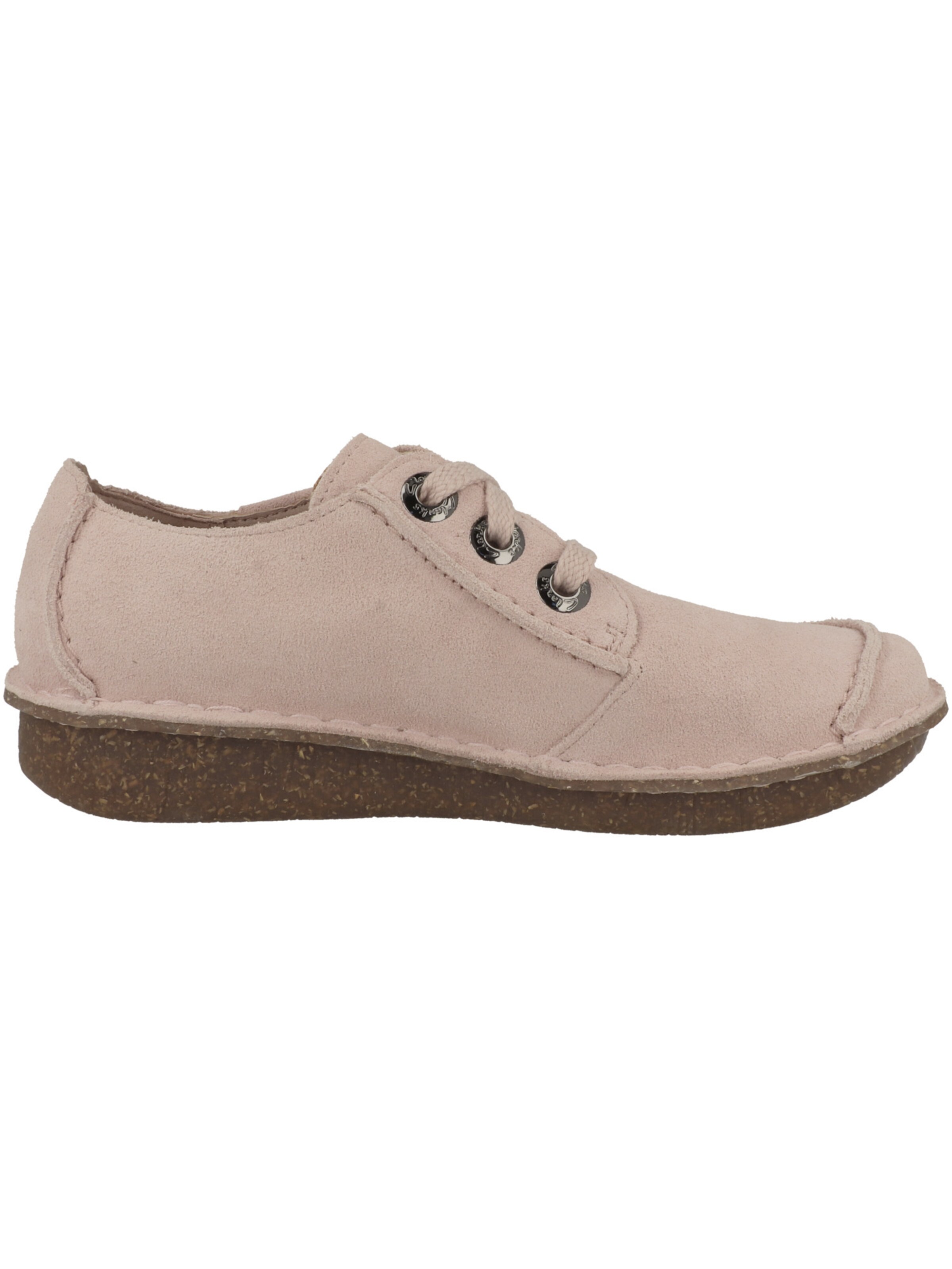 CLARKS Schnürschuh 'Funny Dream' in Pink