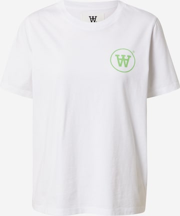 WOOD WOOD - Camisa 'Mia' em branco: frente