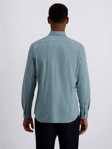PIERRE CARDIN Regular Fit Hemd im Modern Fit in Blau