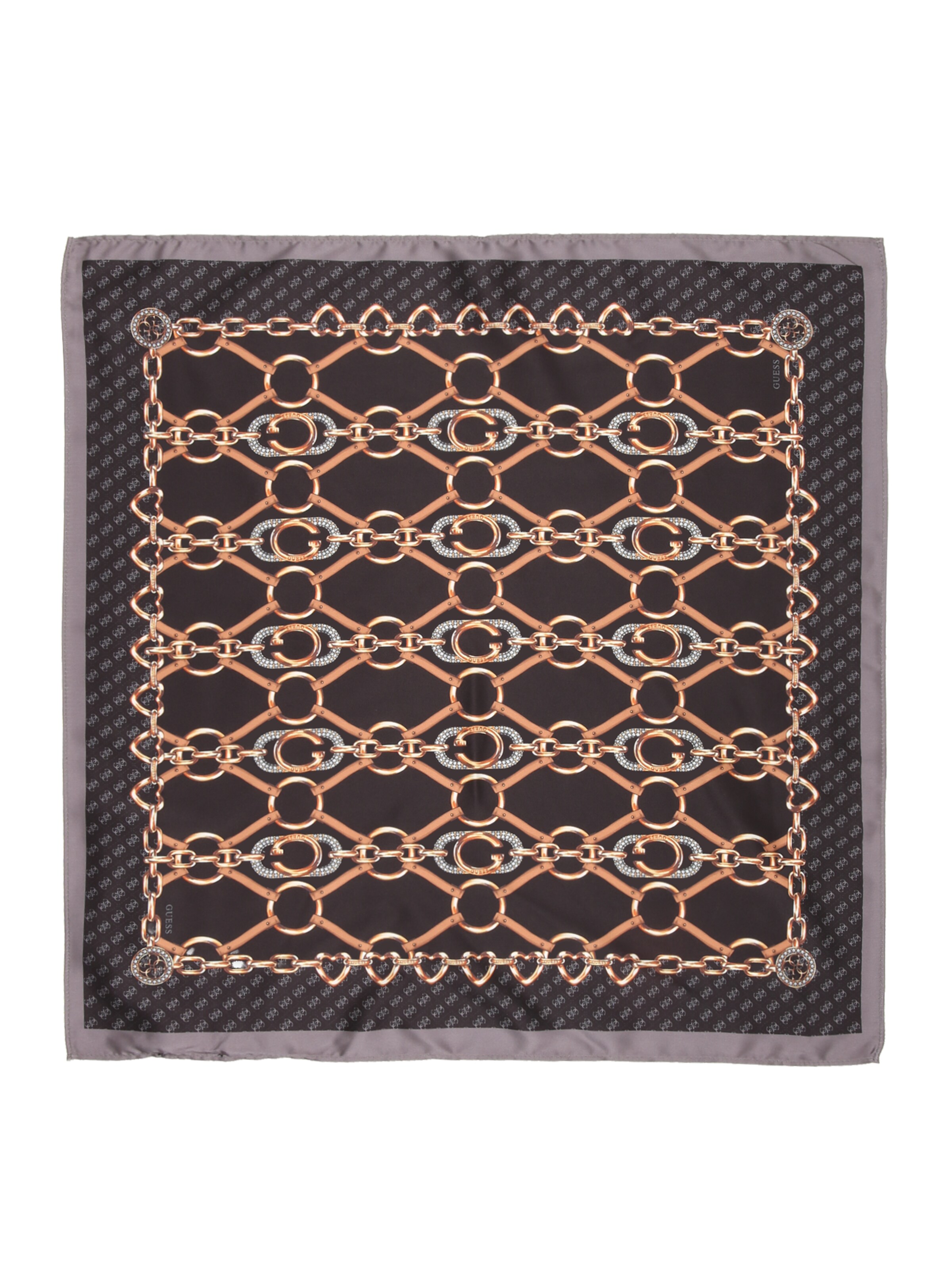 GUESS Shawl 'PRINTED KEFIAH 53x53' in Black