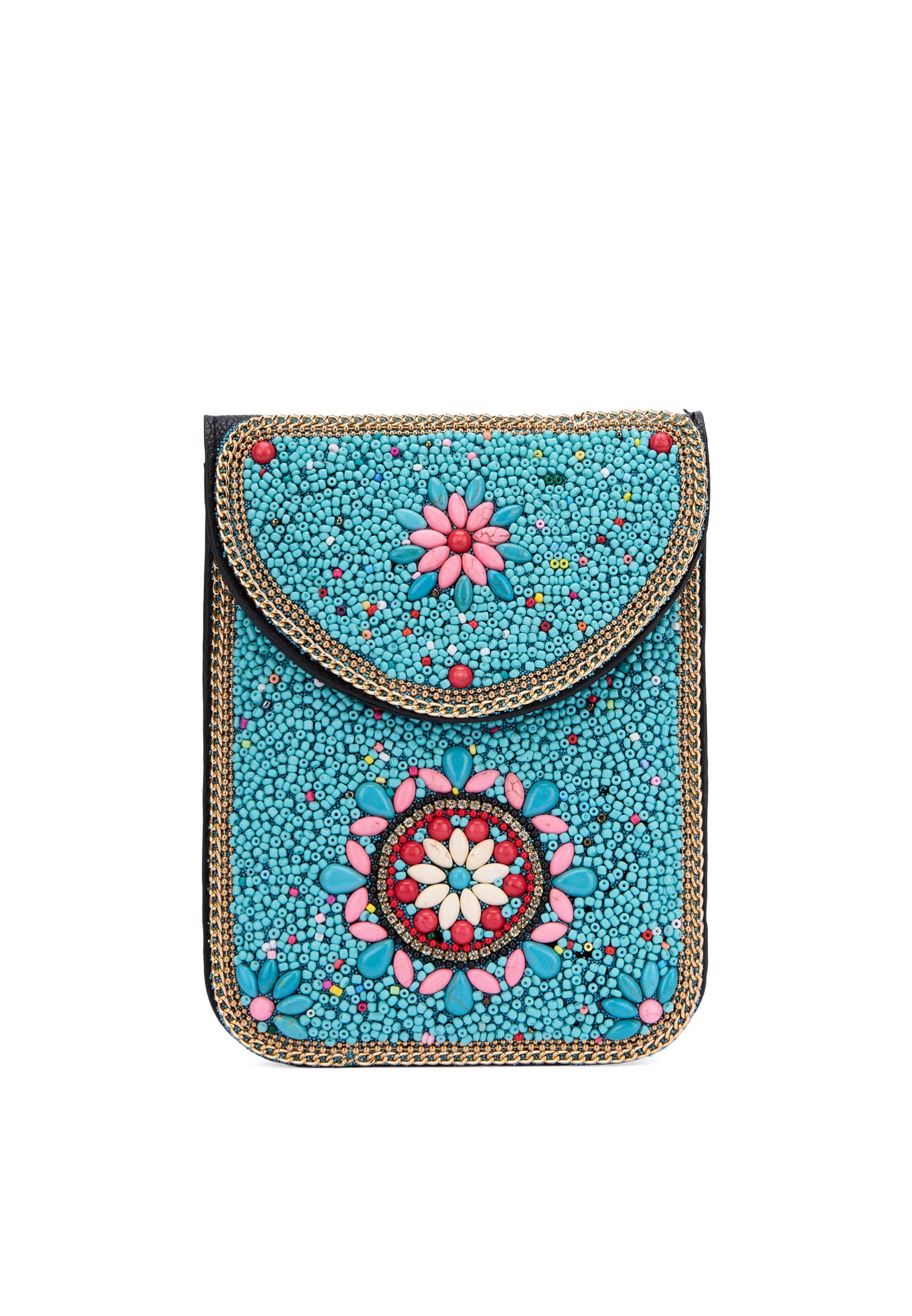 IZIA - Bolso de hombro en azul: frente
