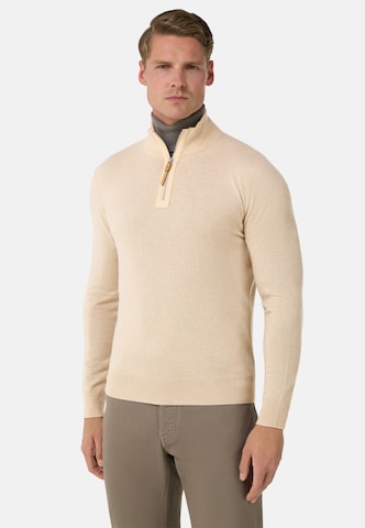 Boggi Milano Sweater in Beige: front
