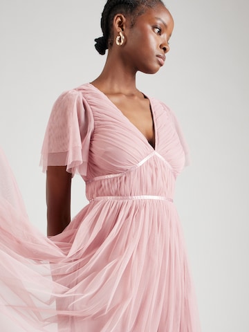 Maya Deluxe Evening Dress in Pink