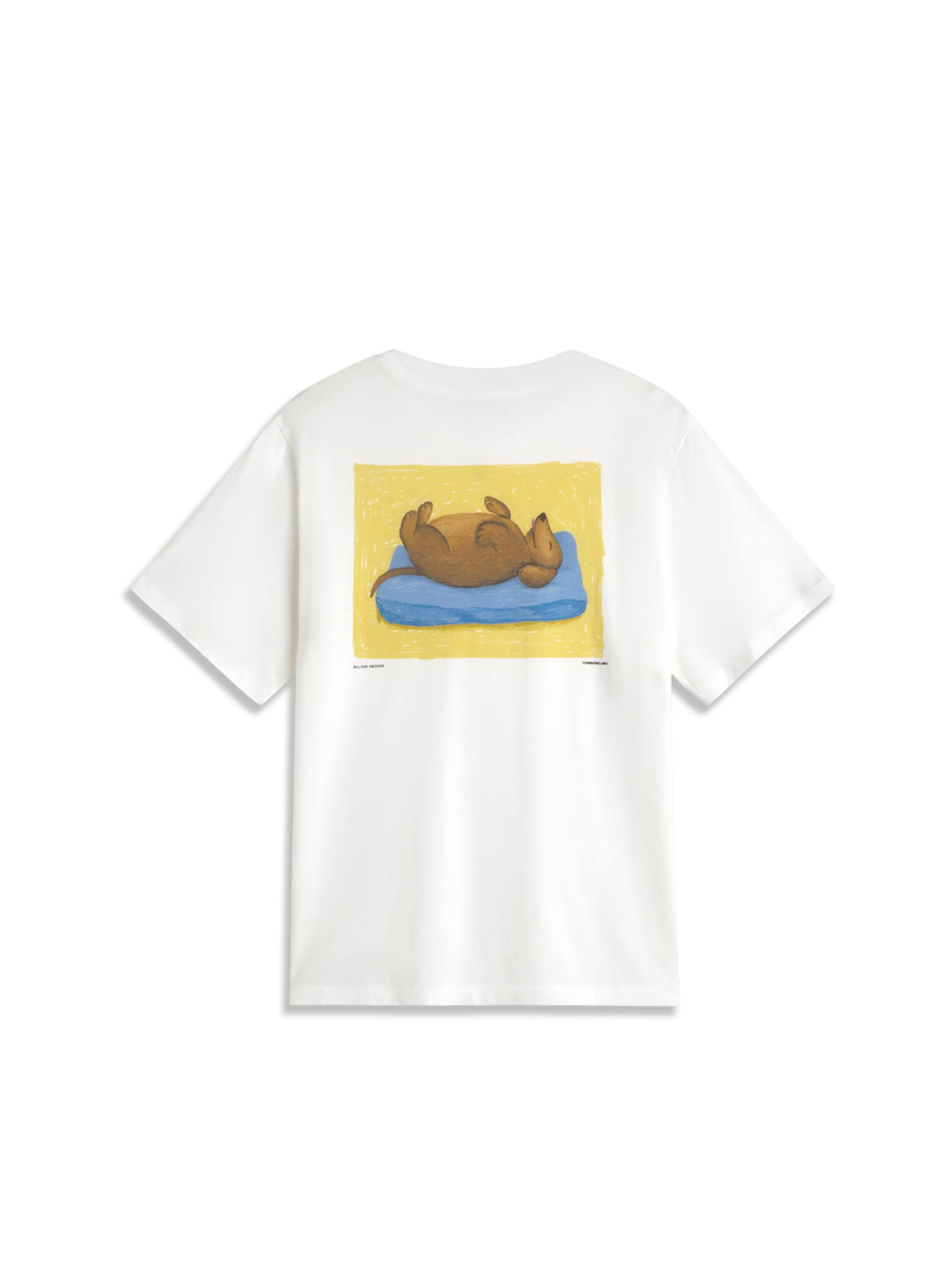 Thinking MU Paita 'Zach' värissä valkoinen: etupuoli